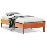 Vidaxl bedframe zonder matras massief grenenhout wasbruin 90x190 cm