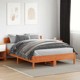 Vidaxl bedframe zonder matras massief grenenhout wasbruin 160x200 cm