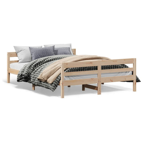 Vidaxl bedframe zonder matras massief grenenhout 120x200 cm