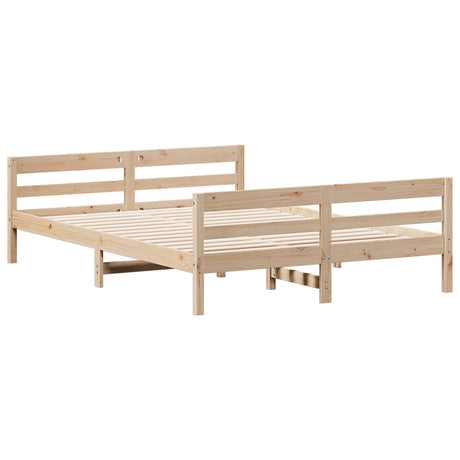 Vidaxl bedframe zonder matras massief grenenhout 120x200 cm