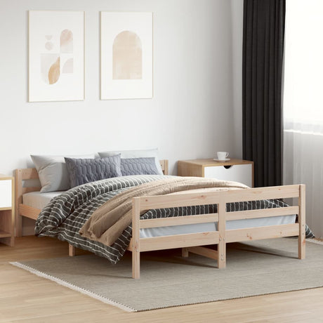 Vidaxl bedframe zonder matras massief grenenhout 120x200 cm
