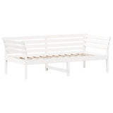 Vidaxl slaapbank zonder matras 75x190 cm massief grenenhout wit