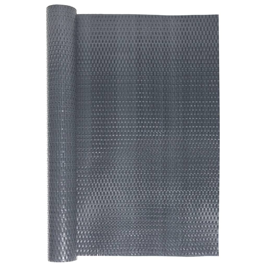 Vidaxx Balkonschirm 500x100 cm Polyrattan Anthrazit