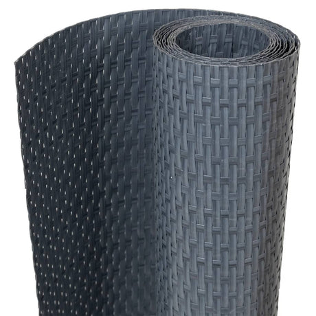 Vidaxx Balkonschirm 1000x80 cm Polyrattan Anthrazit