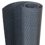 Vidaxx Balkonschirm 1000x90 cm Polyrattan Anthrazit