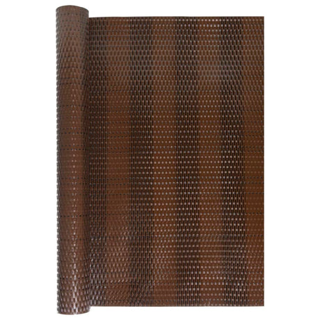 Vidaxx Balkonschirm 500x100 cm Polyrattan braun und schwarz