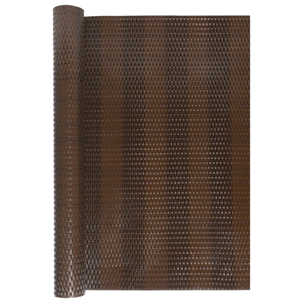 Vidaxx Balkonschirm 1000x90 cm Polyrattan braun und schwarz