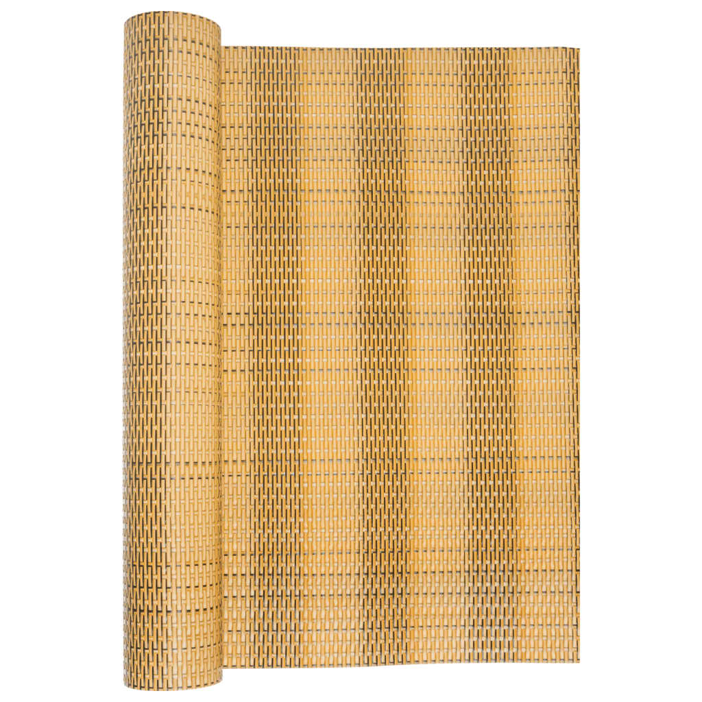 Vidaxx Balkonschirm 600x90 cm Polyrattan hellbraun