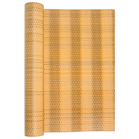 Vidaxx Balkonschirm 1000x100 cm Polyrattan hellbraun