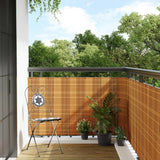 Vidaxx Balkonschirm 1000x100 cm Polyrattan hellbraun