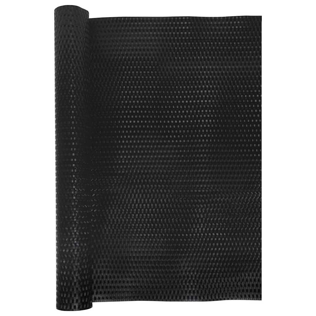 VidaXL Balkonschirm 1000x100 cm Polyrattan schwarz