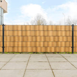 VidaXL Balkonschirme 10 Stück 255x19 cm Polyrattan hellbraun