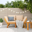 Vidaxl tuinbank met kussens 2-in-1 massief acaciahout