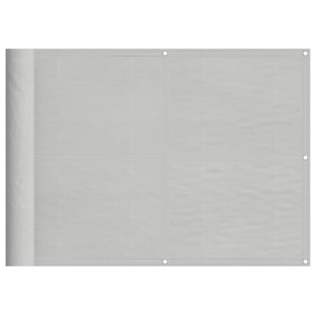 Vidaxx Balkonschirm 75x400 cm 100 % Oxford-Polyester hellgrau