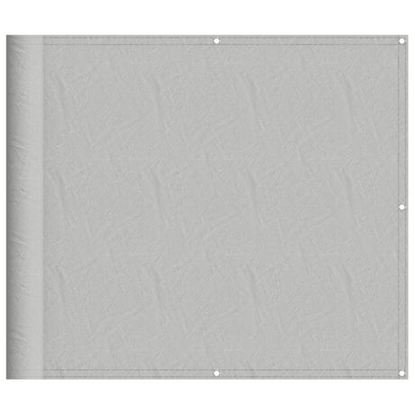 Vidaxx Balkonschirm 90x400 cm 100 % Oxford-Polyester hellgrau