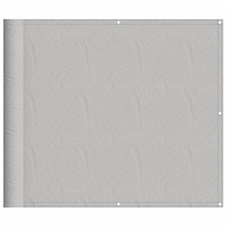 Vidaxx Balkonschirm 90x500 cm 100 % Oxford-Polyester hellgrau
