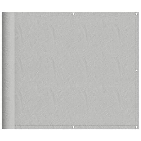 Vidaxx Balkonschirm 90x600 cm 100 % Oxford-Polyester hellgrau