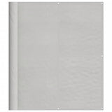 Vidaxx Balkonschirm 120x600 cm 100 % Oxford-Polyester hellgrau