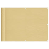 Vidaxx Balkonschirm 75x600 cm 100 % Oxford-Polyester sandfarben