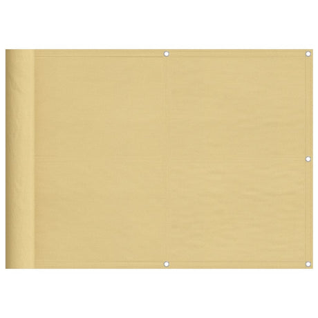 Vidaxx Balkonschirm 75x800 cm 100 % Oxford-Polyester sandfarben