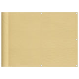 VidaXL Balkonschirm 75x800 cm 100 % Oxford-Polyester sandfarben