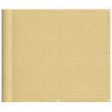 Vidaxx Balkonschirm 90x500 cm 100 % Oxford-Polyester sandfarben