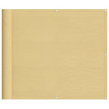 Vidaxx Balkonschirm 90x600 cm 100 % Oxford-Polyester sandfarben