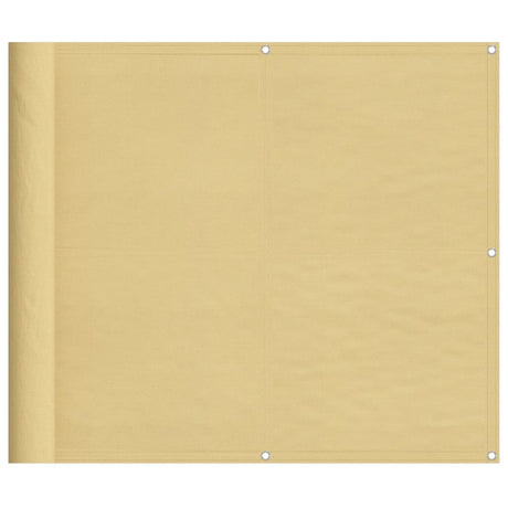 Vidaxx Balkonschirm 90x600 cm 100 % Oxford-Polyester sandfarben