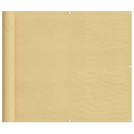 Vidaxl balkonscherm 90x700 cm 100% oxford polyester zandkleurig