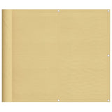 Vidaxl balkonscherm 90x800 cm 100% oxford polyester zandkleurig