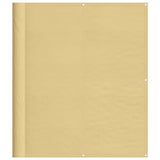 Vidaxx Balkonschirm 120x300 cm 100 % Oxford-Polyester sandfarben