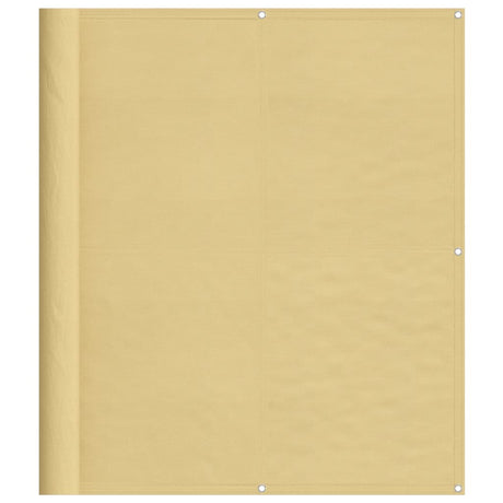 Vidaxx Balkonschirm 120x400 cm 100 % Oxford-Polyester sandfarben