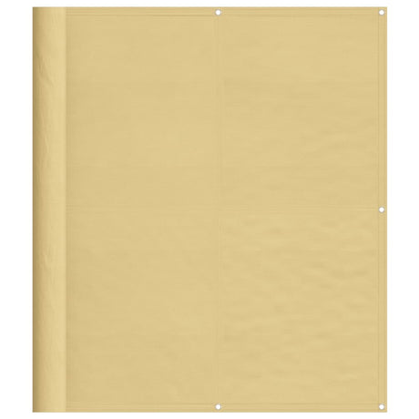 Vidaxx Balkonschirm 120x600 cm 100 % Oxford-Polyester sandfarben