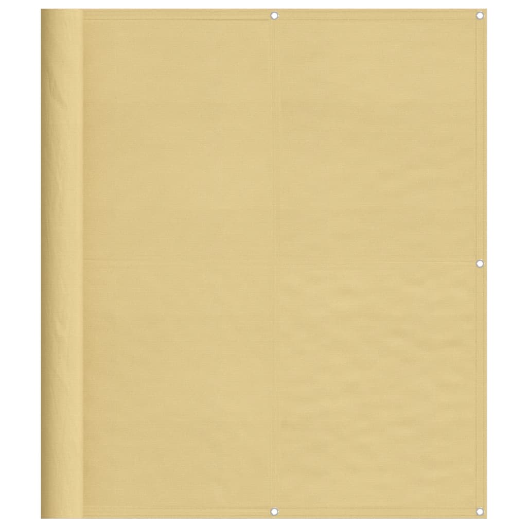 VidaXL Balkonschirm 120x700 cm 100 % Oxford-Polyester sandfarben