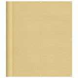 VidaXL Balkonschirm 120x700 cm 100 % Oxford-Polyester sandfarben