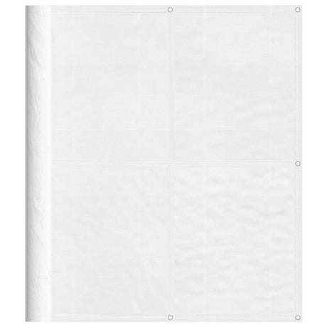 Vidaxx Balkonschirm 120x800 cm 100 % Oxford-Polyester weiß