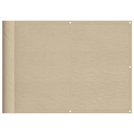 Vidaxx Balkonschirm 75x800 cm 100 % Oxford-Polyester beige