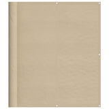 Vidaxl balkonscherm 120x800 cm 100% oxford polyester beige