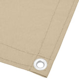 VidaXL Balkon-Sichtschutz 120 x 1000 cm, 100 % Oxford-Polyester, Beige