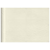 Vidaxx Balkonschirm 75x800 cm 100 % Oxford-Polyester cremefarben