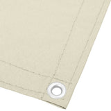 Vidaxx Balkonschirm 120x1000 cm 100 % Oxford-Polyester cremefarben