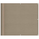 Vidaxl balkonscherm 90x800 cm 100% oxford polyester taupe