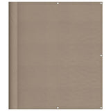 VidaXL Balkon-Sichtschutz 120 x 800 cm, 100 % Oxford-Polyester, Taupe