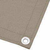 VidaXL Balkon-Sichtschutz 120 x 800 cm, 100 % Oxford-Polyester, Taupe
