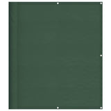 VidaXL Balkon-Sichtschutz 120 x 800 cm, 100 % Oxford-Polyester, dunkelgrün