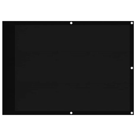 Vidaxx Balkonschirm 75x700 cm 100 % Oxford-Polyester schwarz