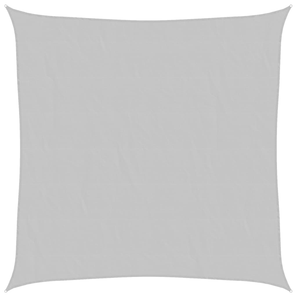 Vidaxx Sonnensegel 3,6x3,6 m 100 % Polyester Oxford hellgrau