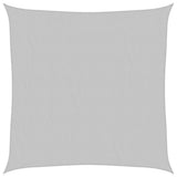 Vidaxx Sonnensegel 3,6x3,6 m 100 % Polyester Oxford hellgrau