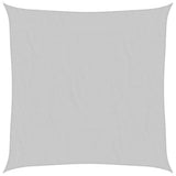 Vidaxl Sonnensegel 4x4 m 100 % Polyester Oxford hellgrau