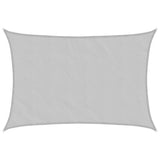 Vidaxl Sonnensegel 3x2 m 100 % Polyester Oxford hellgrau